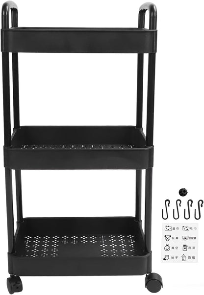 Carro Organizador Con Ruedas 3 Canastos