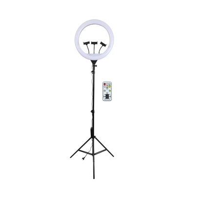 Aro De Luz Led Con Trípode Y Control 47cm 3 Dispositivos