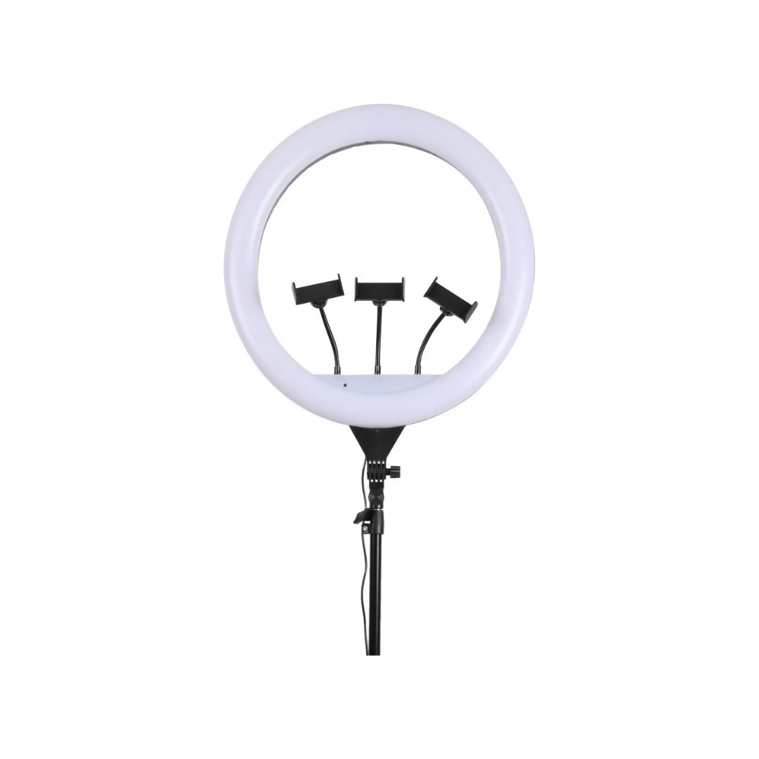 Aro De Luz Led Con Trípode Y Control 47cm 3 Dispositivos