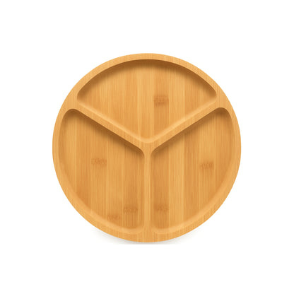 Tabla Para Picadas De Bamboo 3 Divisiones Fiambres