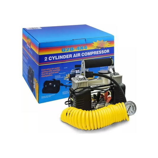 Compresor De Aire E Inflador Portátil 2 Cilindros 628-4x4