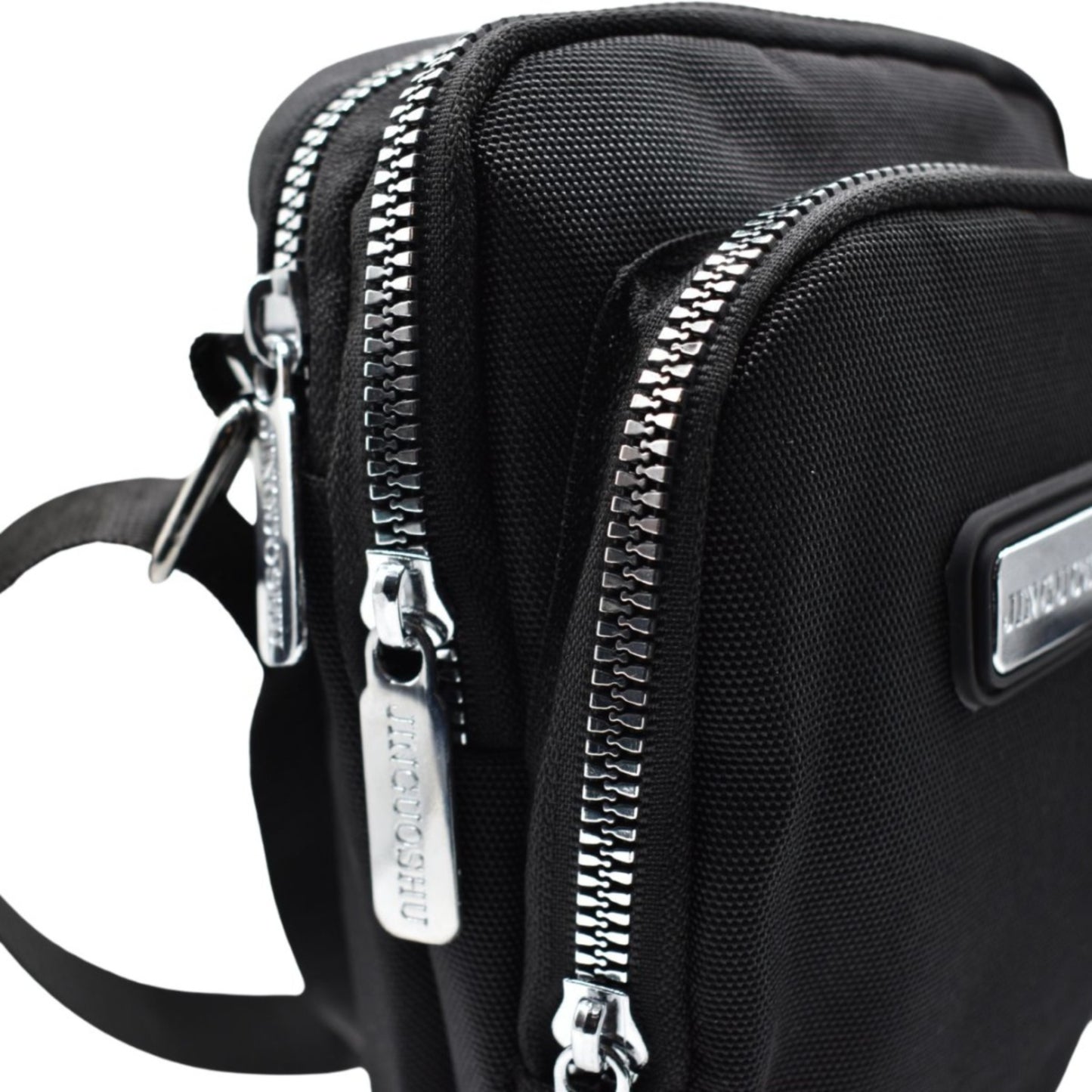 Cartera Bandolera Mini Unisex Negra