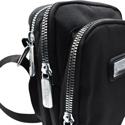 Cartera Bandolera Mini Unisex Negra