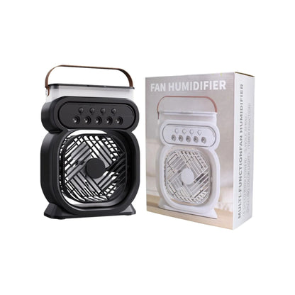 Mini Ventilador Humidificador 3 En 1 Portatil Con Luz