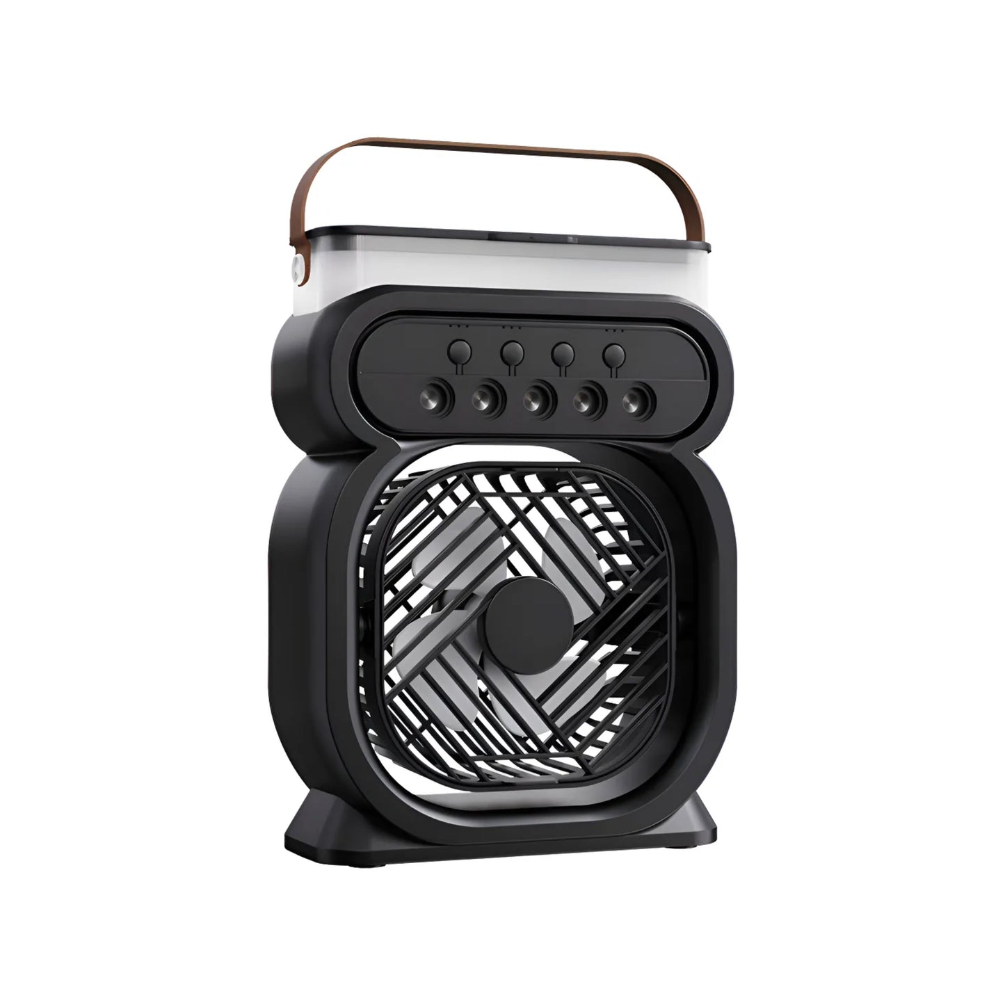 Mini Ventilador Humidificador 3 En 1 Portatil Con Luz