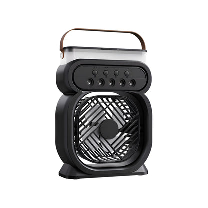 Mini Ventilador Humidificador 3 En 1 Portatil Con Luz