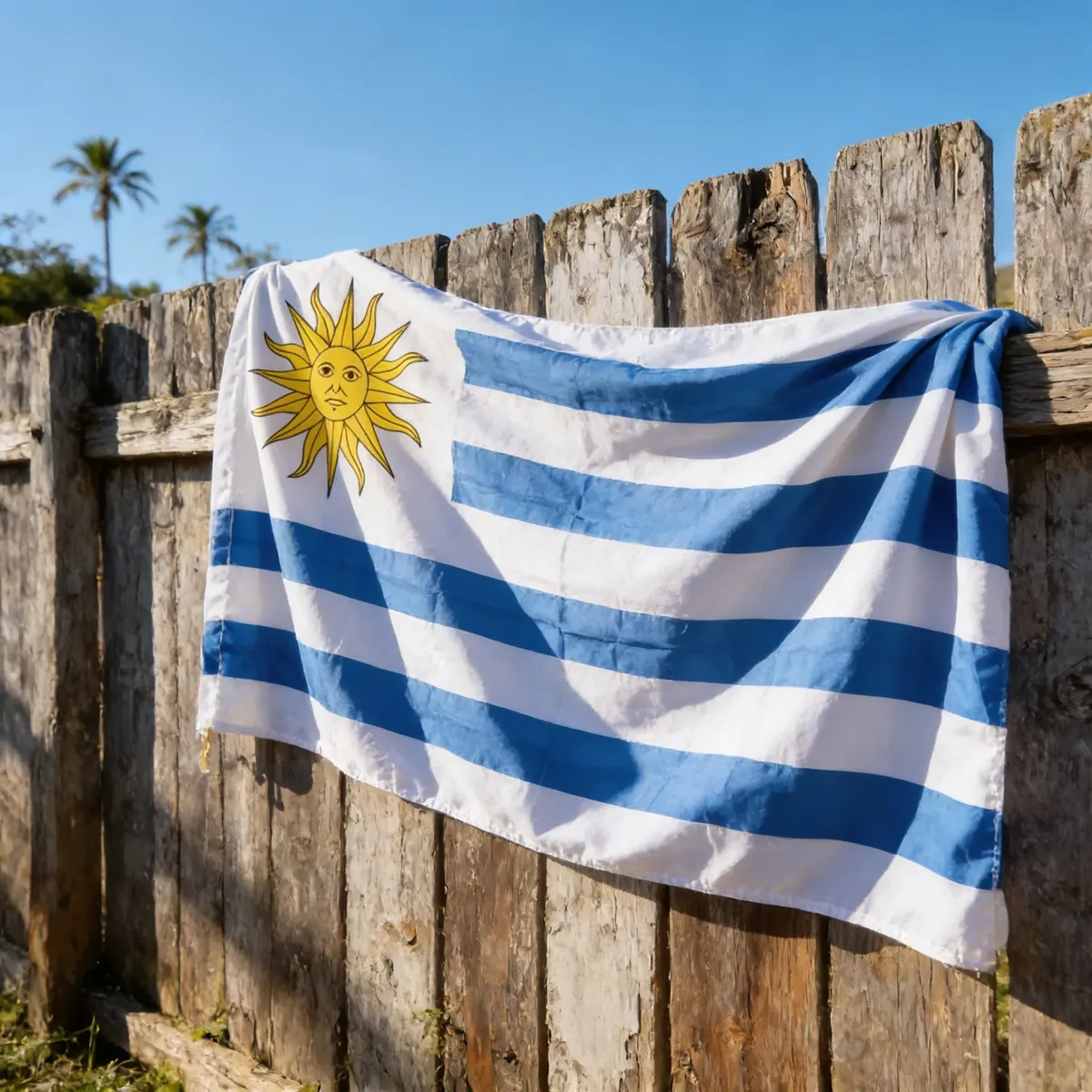 Bandera De Uruguay Tela 120x180cm Alentar El Mundial