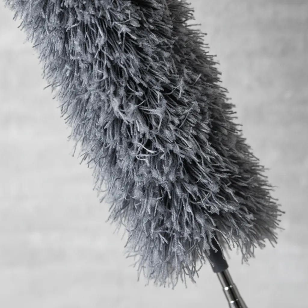 Plumero Extensible De Microfibra Gris 80cm Atrapa Polvo