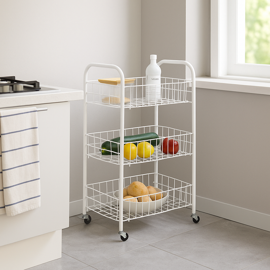 Carro organizador con ruedas