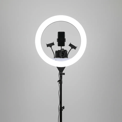 Aro De Luz Led Con Trípode Y Control 47cm 3 Dispositivos