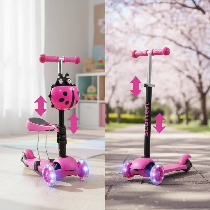 Tripatin Infantil Andador Asiento Regulable + Luz Led Niños