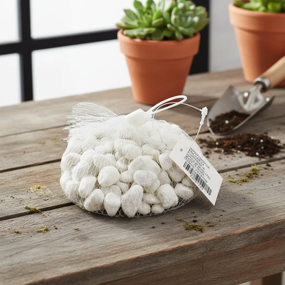 Piedras Blancas Para Decoración Jardin Maceta Florero 500gr