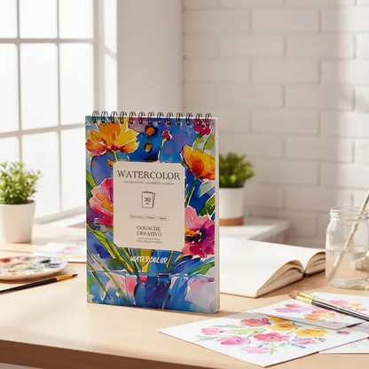 Cuaderno De Hoja Gruesa Para Dibujo O Pinturas A4 Premium