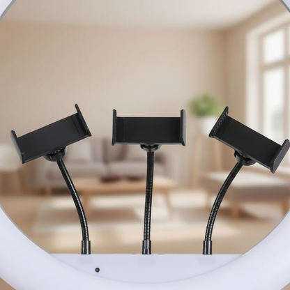 Aro De Luz Led Con Trípode Y Control 47cm 3 Dispositivos
