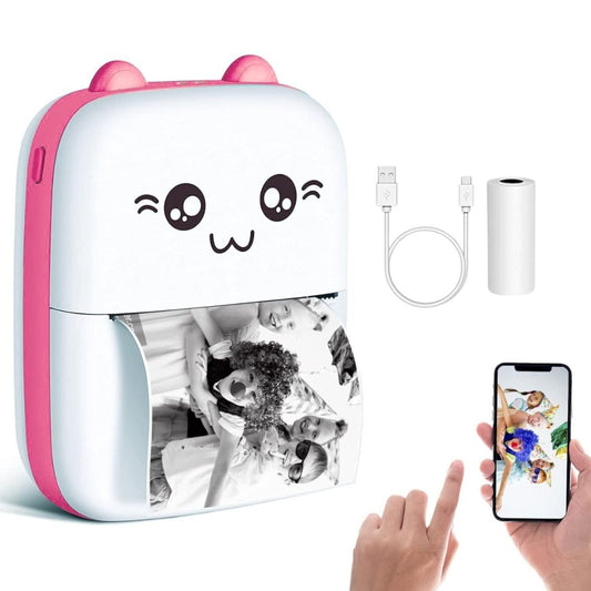 Mini impresora térmica bluetooth + Rollo de papel