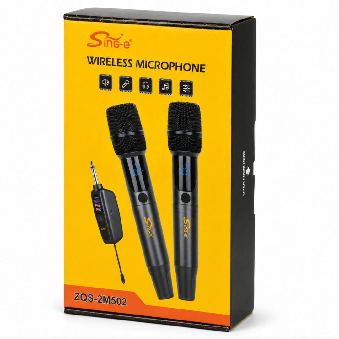 Set X2 Micrófonos Inalámbricos Sing-e Para Eventos O Karaoke