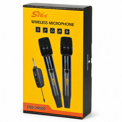 Set X2 Micrófonos Inalámbricos Sing-e Para Eventos O Karaoke