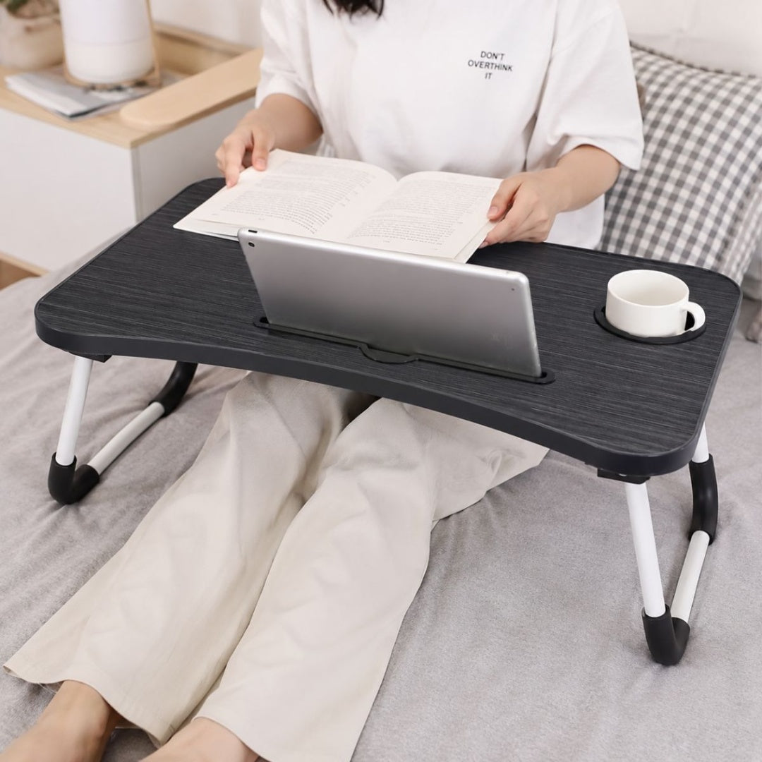 Mesa Desayunadora o de Estudio Plegable negra